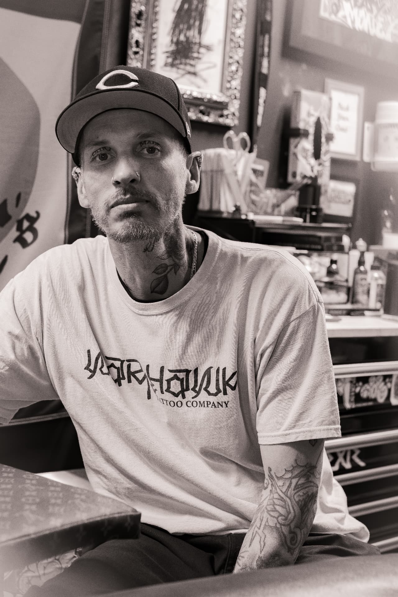 Brandon, tattoo artist at WarHawk Tattoo Company in Lima, Ohio