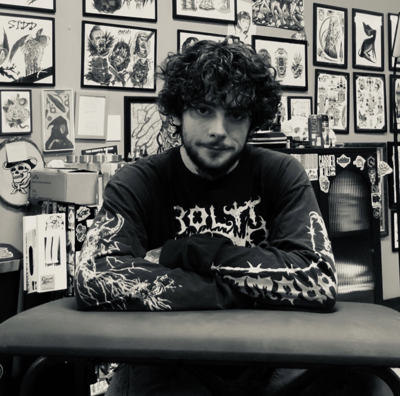 Kias, tattoo artist at WarHawk Tattoo Company in Lima, Ohio